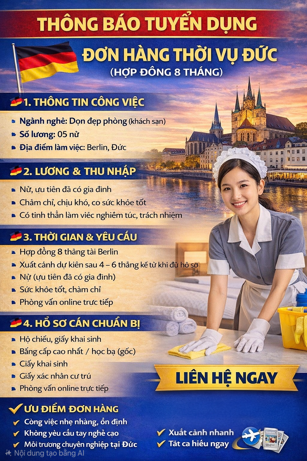 ĐƠN HÀNG THỜI VỤ ĐỨC 